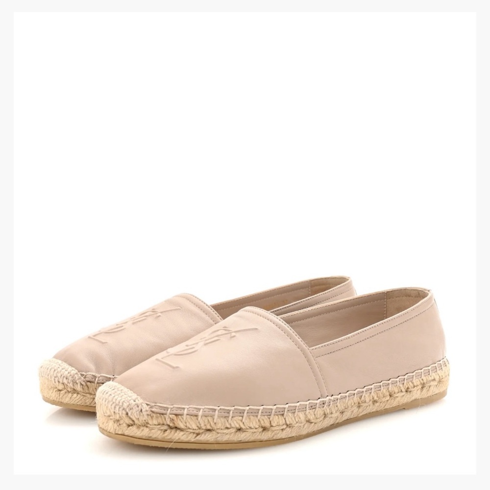 Saint Laurent Napa Rose espadrilles